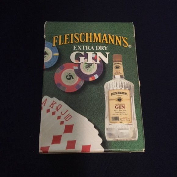 VTG 1992 Fleischmann's Extra Dry Gin Playing Deck Cards Poker Size - Picture 9 of 10